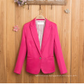 Women Candy Color Jacket Lady Mini Office Suit Coat